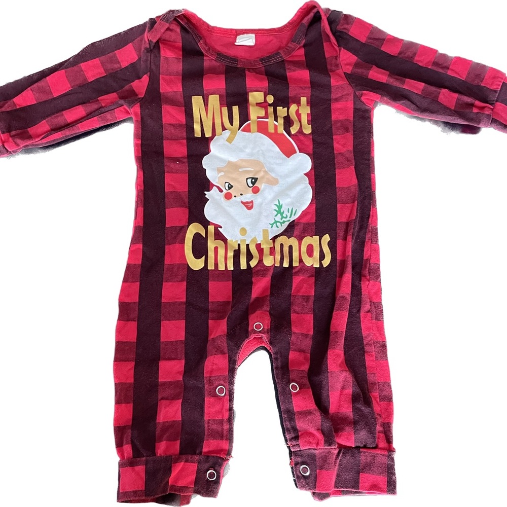 9 Month Unbranded My First Christmas Onesie